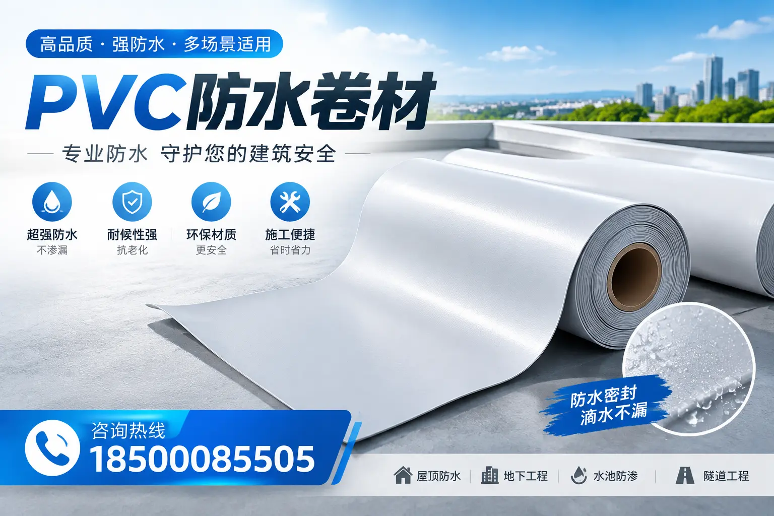 PVC防水卷材的市场竞争分析，文昌品牌选择参考